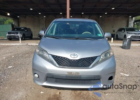 2013 Toyota Sienna Se 8 Passenger из США, поврежденный, VIN 5TDXK3DC4DS280409